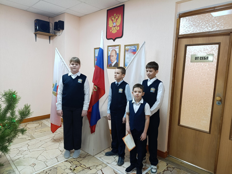 Утреннее построение.