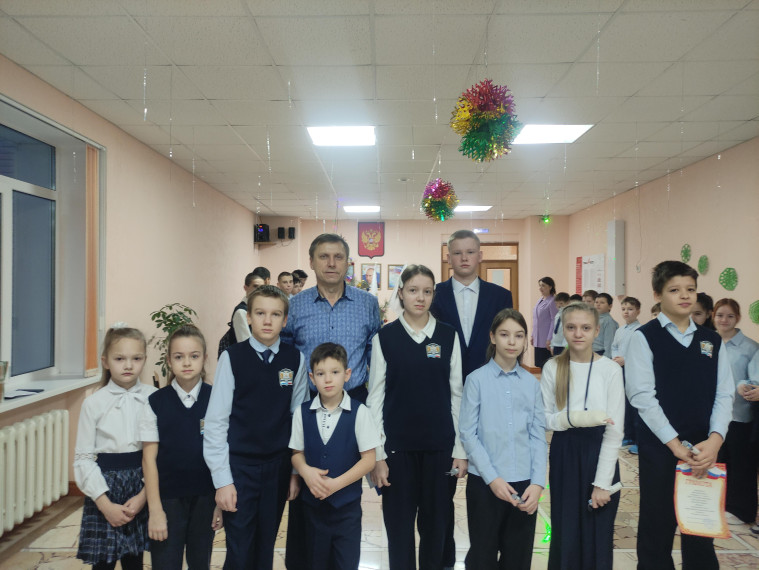 Утреннее построение.